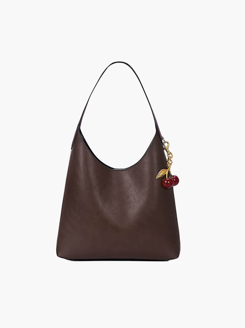 Shoulder Tote Bag | Cherry Charm Detail | Everyday Style | Compact Design