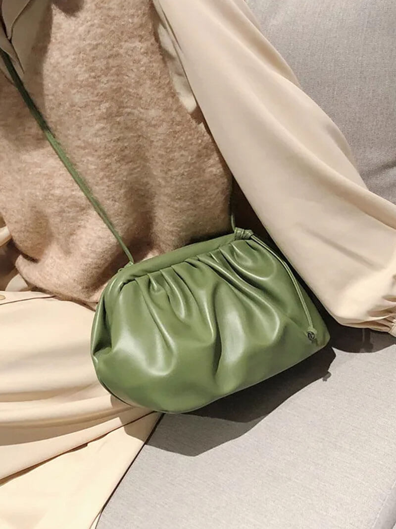 Crossbody Pouch Bag | Dumpling Shape | Everyday Style | Compact Design