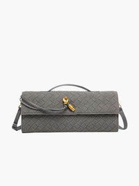 Elegant Shoulder Bag | Gold Bow Detail | Timeless Minimalist Style | Everyday Use