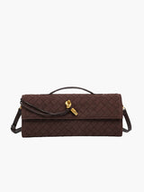 Elegant Shoulder Bag | Gold Bow Detail | Timeless Minimalist Style | Everyday Use