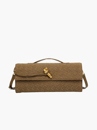 Elegant Shoulder Bag | Gold Bow Detail | Timeless Minimalist Style | Everyday Use