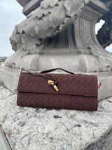 Elegant Shoulder Bag | Gold Bow Detail | Timeless Minimalist Style | Everyday Use