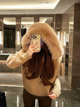 Faux Fur Jacket | Turn-Down Collar | Autumn Winter Style | Elegant Outerwear