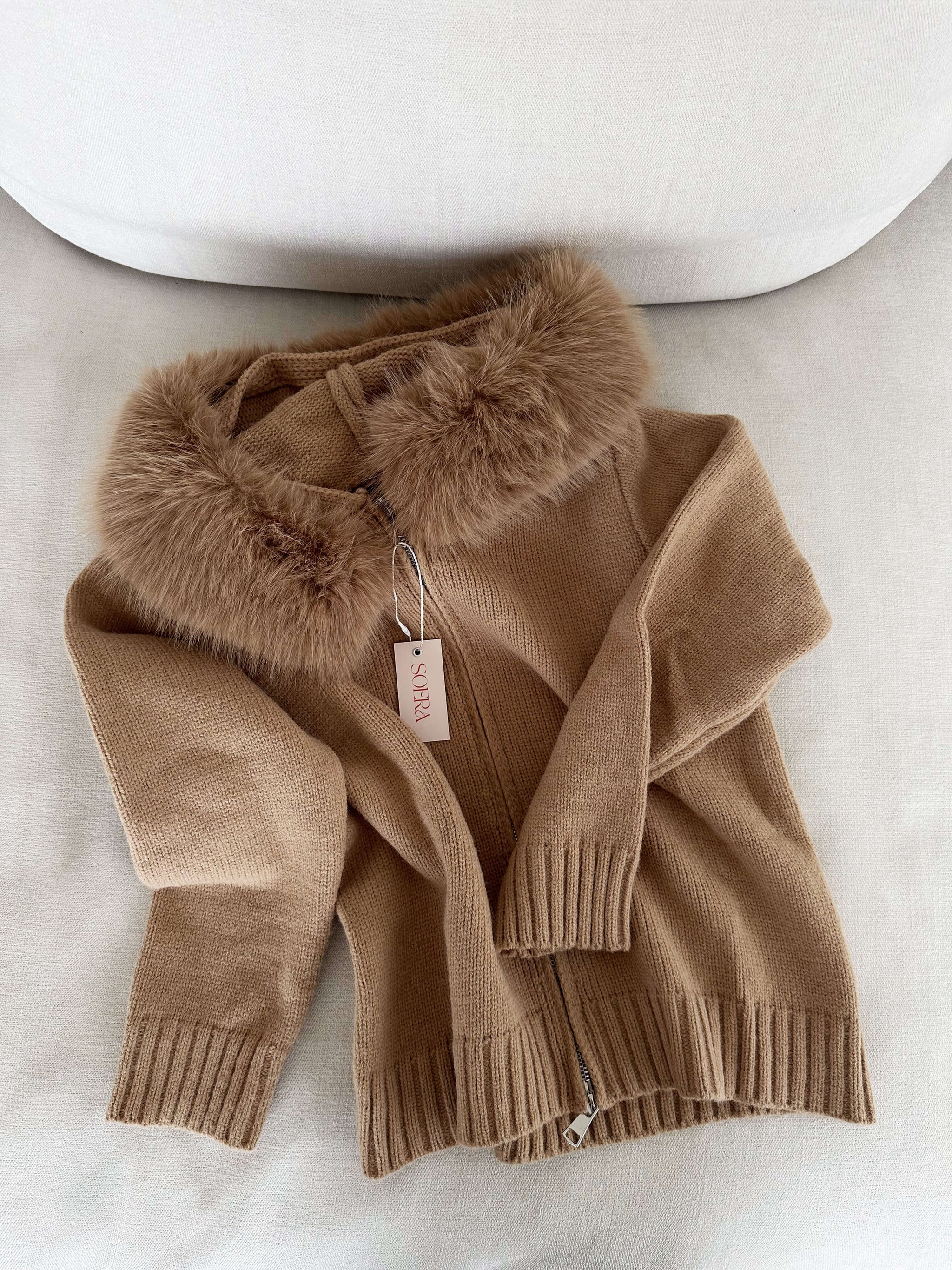 Faux Fur Jacket | Turn-Down Collar | Autumn Winter Style | Elegant Outerwear