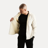 Corduroy Shirt Jacket for Men | Lined Overshirt | Casual Smart Layer