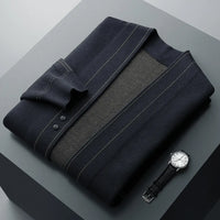 Open Front Cardigan for Men | Lightweight Layer | Smart Casual Knit