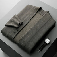 Open Front Cardigan for Men | Lightweight Layer | Smart Casual Knit
