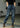 Women’s Jeans | Wide Leg Patchwork Denim Trousers with Pockets Casual Style