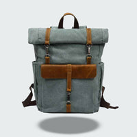 Vintage Roll Top Backpack | Rugged Everyday Bag | Durable Travel Companion