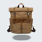 Vintage Roll Top Backpack | Rugged Everyday Bag | Durable Travel Companion