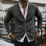 Men’s Cardigan with Button Front Design | Autumn Winter Knit Sweater