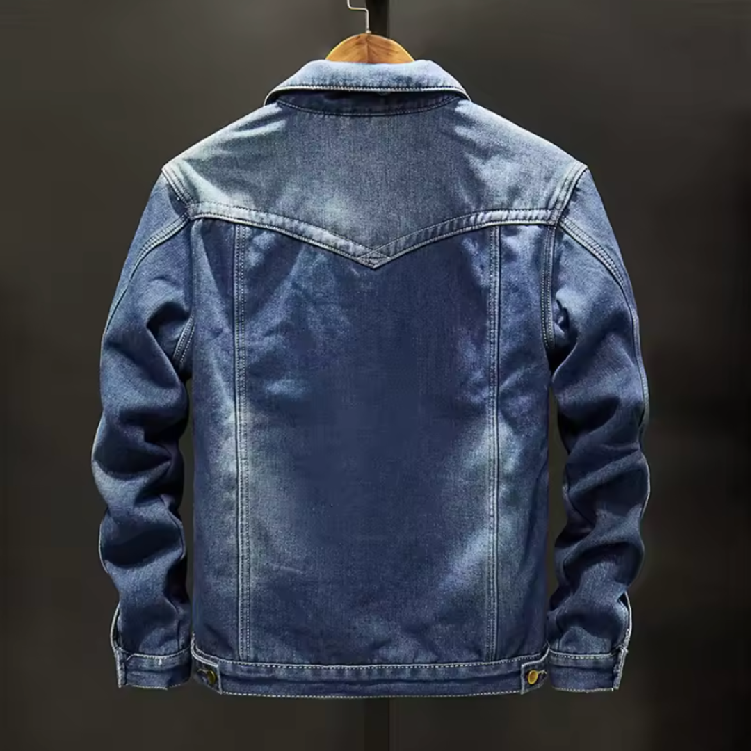 Men’s Fleece Lined Denim Jacket | Winter Essential | Casual Outerwear