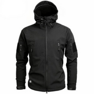 Men’s Softshell Fleece Jacket with Hood | Waterproof Outdoor Winter Coat