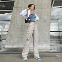 Women’s Cargo Trousers | Wide Leg | High Waist