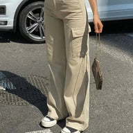 Women’s Cargo Trousers | Wide Leg | High Waist