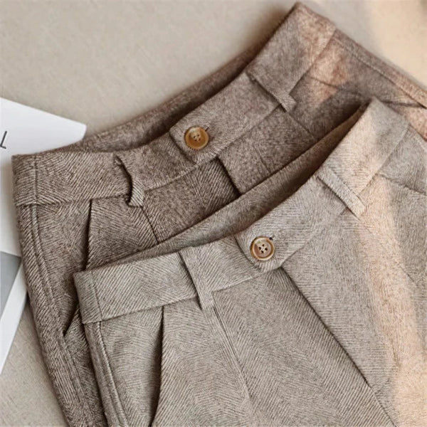 Men’s Vintage Trousers in Relaxed Fit Style | Classic Smart-Casual Pants