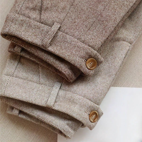 Men’s Vintage Trousers in Relaxed Fit Style | Classic Smart-Casual Pants