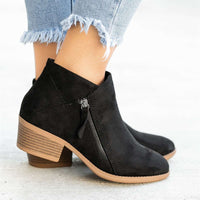 Women’s Ankle Boots | Orthopedic Support Shoes | Warm Winter Footwear | Comfortable Leather-Look Design