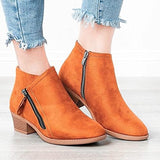 Women’s Ankle Boots | Orthopedic Support Shoes | Warm Winter Footwear | Comfortable Leather-Look Design