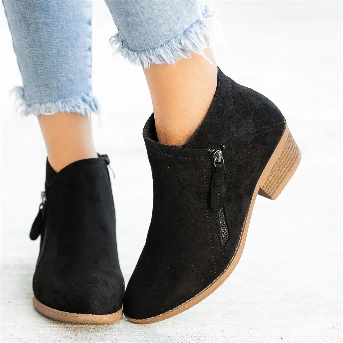 Women’s Ankle Boots | Orthopedic Support Shoes | Warm Winter Footwear | Comfortable Leather-Look Design