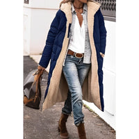 Women’s Long Winter Coat | Hooded Warm Jacket | Reversible Teddy Lined Outerwear | Cold-Weather Protection
