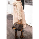 Women’s Long Winter Coat | Hooded Warm Jacket | Reversible Teddy Lined Outerwear | Cold-Weather Protection