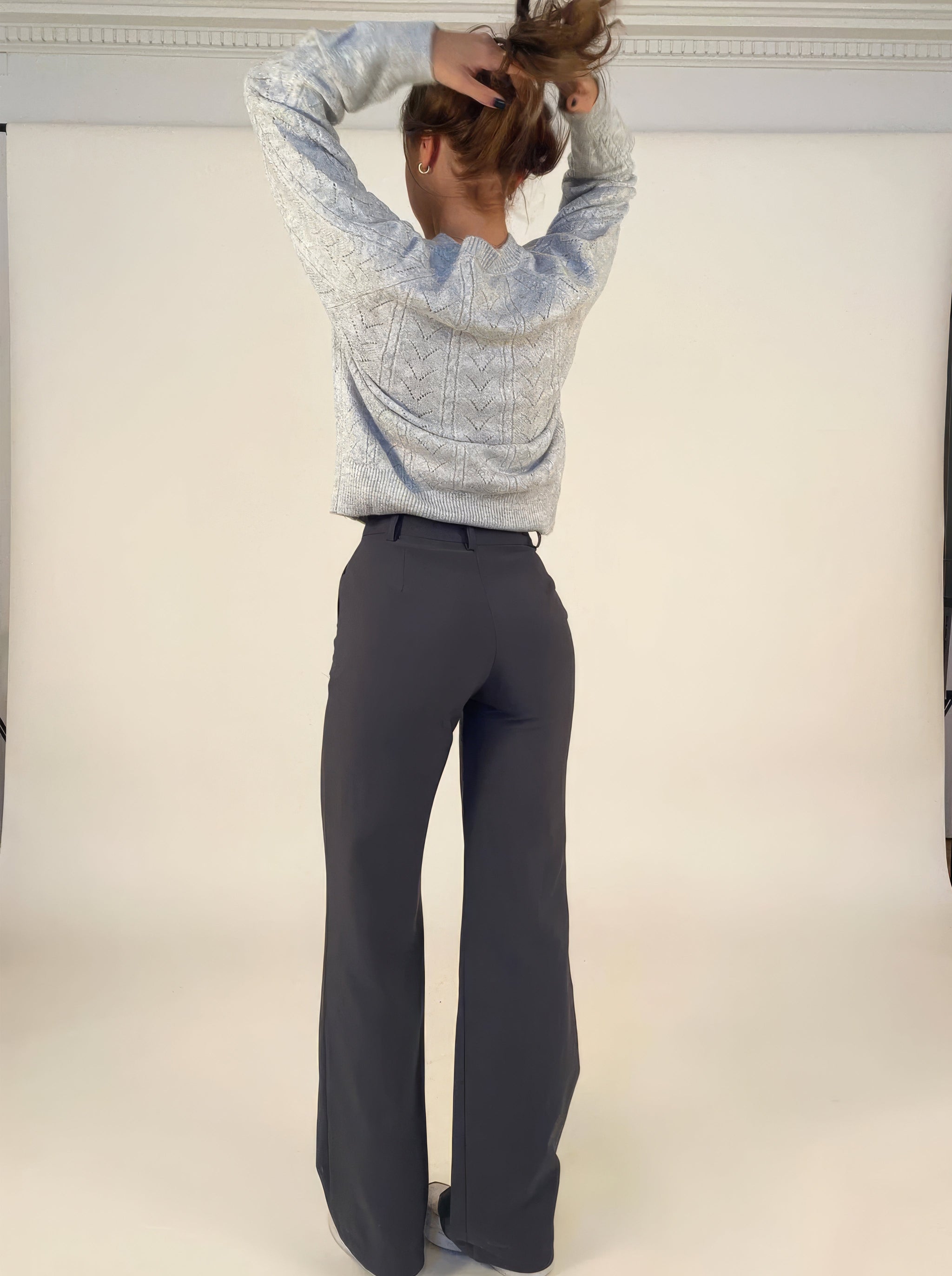 High Waist Wide Leg Trousers | Tailored Fit | Office & Casual Wear