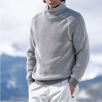 Men’s Roll Neck Pullover in Classic Knitwear Style | Warm Winter Jumper
