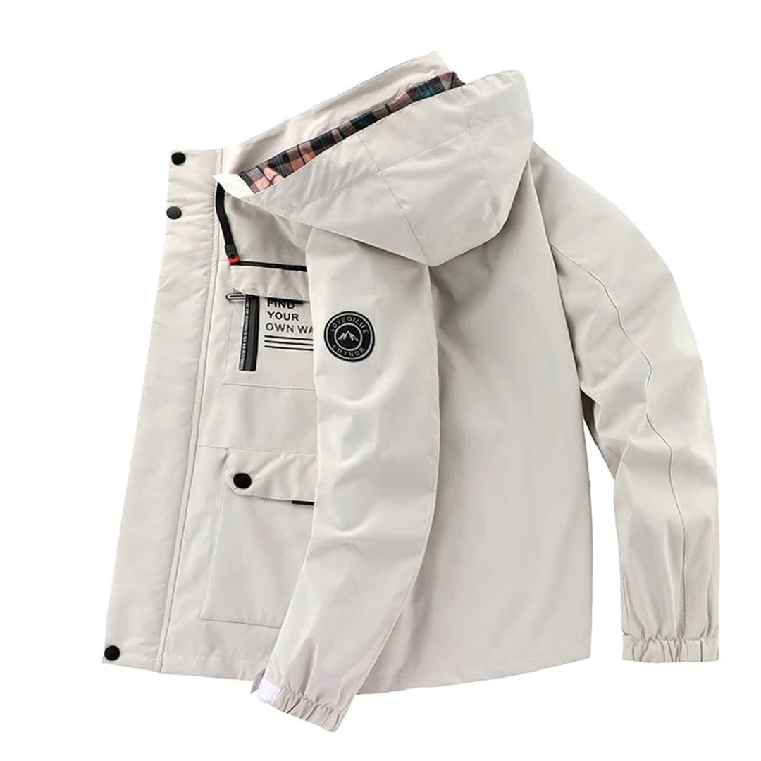 Men’s Winter Jacket with Hood in Durable Outdoor Style | Waterproof Warm Coat