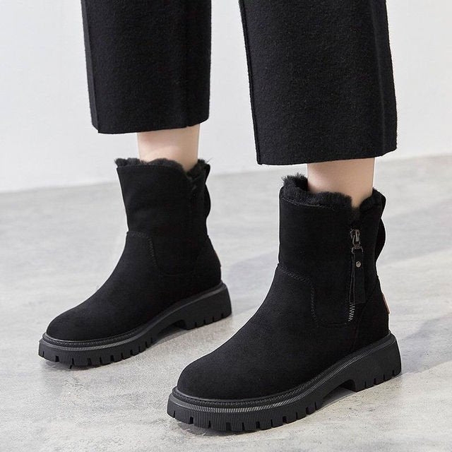 Women’s Winter Boots | Waterproof Warm Footwear | Anti-Slip Sole | Comfortable Outdoor Shoes