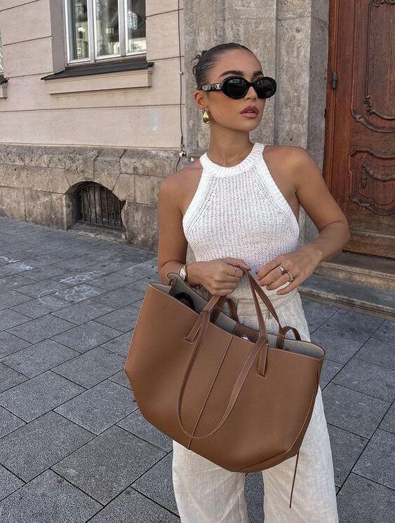 Women’s Vintage Tote Bag | Large Shoulder Handbag | Elegant Everyday Accessory | Practical Stylish Design