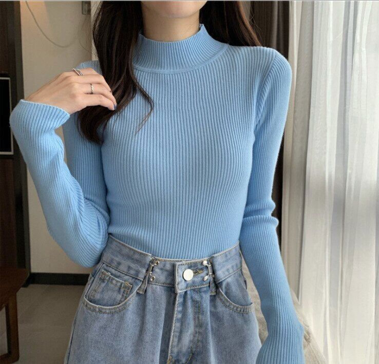 Women’s Turtleneck Sweater in Classic Knit Style | Elegant Ladies Jumper