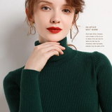 Women’s Turtleneck Sweater in Classic Knit Style | Elegant Ladies Jumper