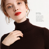 Women’s Turtleneck Sweater in Classic Knit Style | Elegant Ladies Jumper