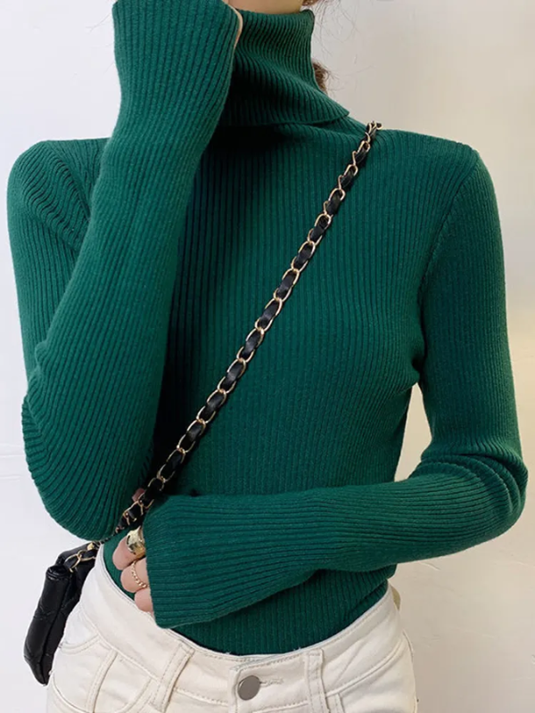 Women’s Turtleneck Sweater in Classic Knit Style | Elegant Ladies Jumper