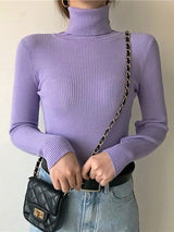 Women’s Turtleneck Sweater in Classic Knit Style | Elegant Ladies Jumper