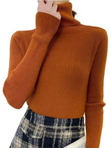 Women’s Turtleneck Sweater in Classic Knit Style | Elegant Ladies Jumper