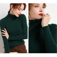 Women’s Turtleneck Sweater in Classic Knit Style | Elegant Ladies Jumper