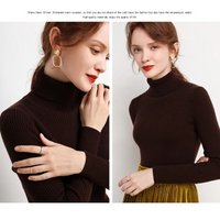 Women’s Turtleneck Sweater in Classic Knit Style | Elegant Ladies Jumper