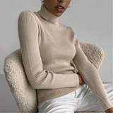 Women’s Turtleneck Sweater in Classic Knit Style | Elegant Ladies Jumper