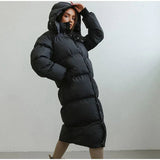 Women’s Long Puffer Coat | Warm Quilted Winter Jacket