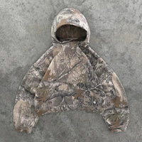 Women’s Camouflage Pullover in Grey Oversized Fit | Ladies Casual Jumper