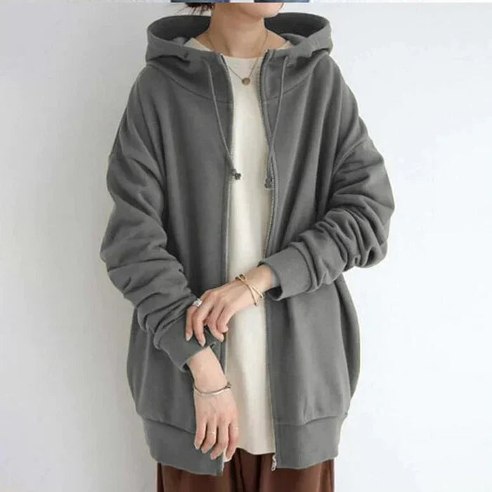 Women’s Long Hoodie with Hood | Casual Oversized Sweatshirt for Winter
