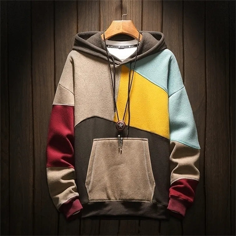 Colour Block Hoodie | Casual Streetwear | Relaxed Fit