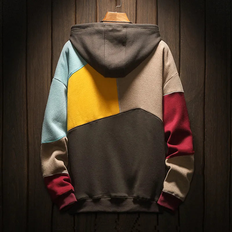 Colour Block Hoodie | Casual Streetwear | Relaxed Fit
