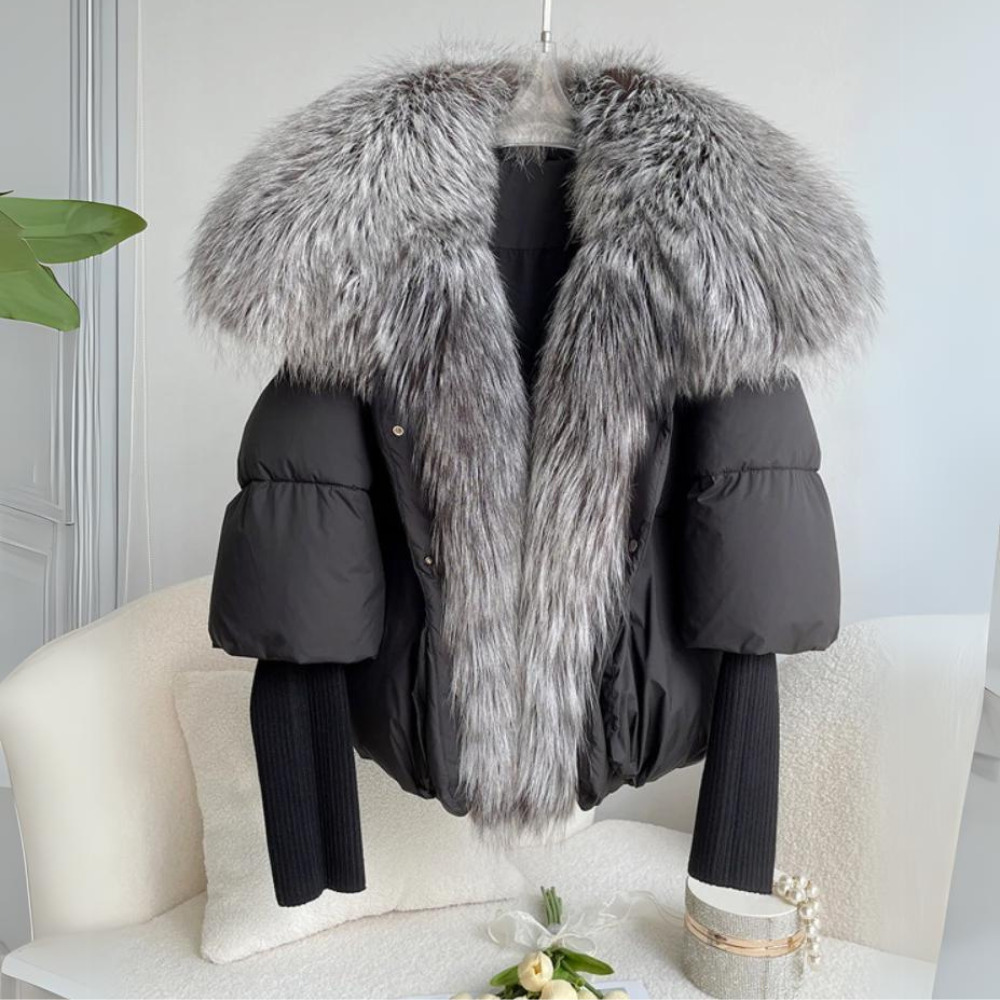 Women’s Puffer Jacket with Faux Fur Collar | Winter Warmth | Outdoor Style