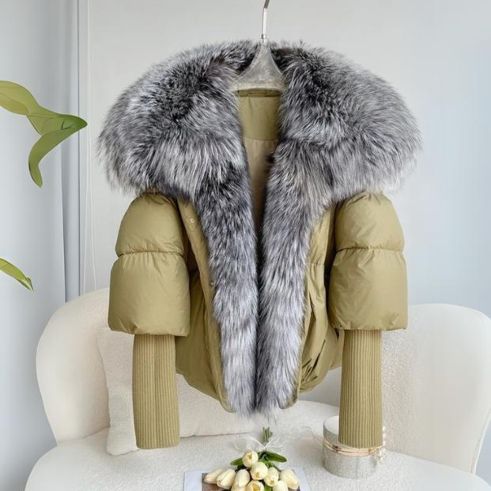 Women’s Puffer Jacket with Faux Fur Collar | Winter Warmth | Outdoor Style