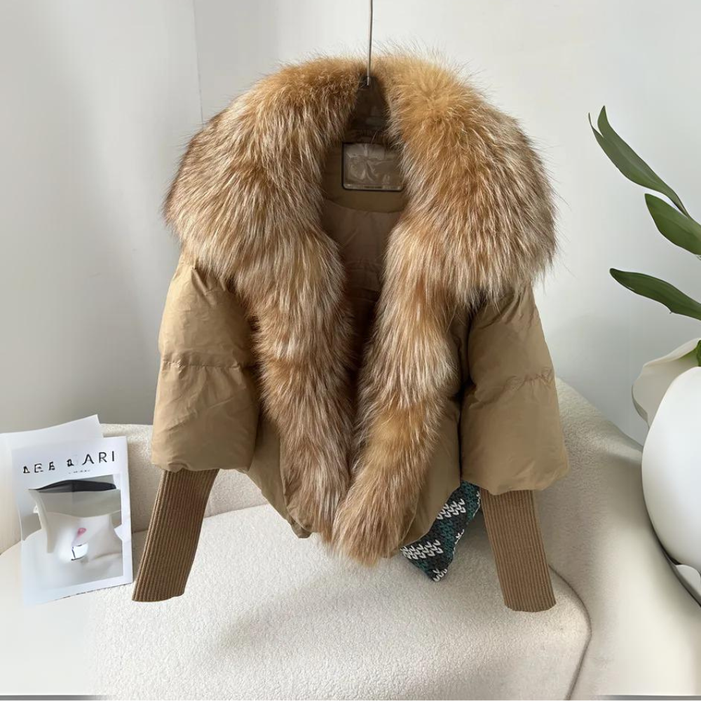 Women’s Puffer Jacket with Faux Fur Collar | Winter Warmth | Outdoor Style