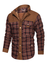 Men’s Lumber Jacket with Fur Lining in Winter Style | Warm Casual Coat