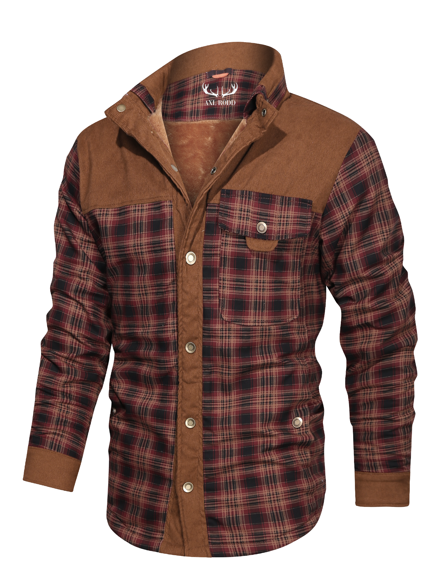 Men’s Lumber Jacket with Fur Lining in Winter Style | Warm Casual Coat
